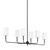 Visual Comfort Studio Foxdale Six Light Chandelier in Midnight Black - 3609306-112