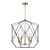 Visual Comfort Studio Zarra Five Light Lantern in Satin Brass - 5334105-848 Visual Comfort Studio Zarra Five Light Lantern in Satin Brass - 5334105-848