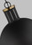 Visual Comfort Studio Hanks One Light Pendant in Midnight Black - 6677101-112