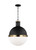 Visual Comfort Studio Hanks One Light Pendant in Midnight Black - 6677101EN3-112