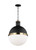 Visual Comfort Studio Hanks One Light Pendant in Midnight Black - 6677101EN3-112
