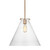 Visual Comfort Studio Kate One Light Pendant in Satin Brass - 6592101-848