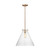 Visual Comfort Studio Kate One Light Pendant in Satin Brass - 6592101-848