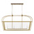 Visual Comfort Studio Charleston Four Light Linear Foyer in Satin Brass - 6691004-848