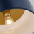 Visual Comfort Studio Malone One Light Flush Mount in Navy - 7605401-127