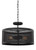 Visual Comfort Studio Gereon Two Light Semi-Flush Convertible Pendant in Black - 7728502EN7-12