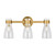 Visual Comfort Studio Moritz Three Light Bath Fixture in Burnished Brass - AEV1003BBS