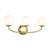 Visual Comfort Studio Galassia Three Light Vanity in Burnished Brass - AEV1013BBS Visual Comfort Studio Galassia Three Light Vanity in Burnished Brass - AEV1013BBS