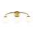 Visual Comfort Studio Galassia Three Light Vanity in Burnished Brass - AEV1013BBS Visual Comfort Studio Galassia Three Light Vanity in Burnished Brass - AEV1013BBS