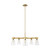 Visual Comfort Studio Moritz Five Light Chandelier in Burnished Brass - AEC1005BBS