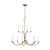 Visual Comfort Studio Westerly 12 Light Chandelier in Antique Gild - CC10712ADB