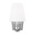 Visual Comfort Studio Paisley One Light Vanity in Polished Nickel - AV1001PN