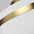 Visual Comfort Studio Cordtlandt Three Light Semi-Flush Mount in Burnished Brass - AF1153BBS