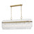 Visual Comfort Studio Beckett Seven Light Linear Chandelier in Burnished Brass - CC1307BBS Visual Comfort Studio Beckett Seven Light Linear Chandelier in Burnished Brass - CC1307BBS