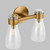 Visual Comfort Studio Moritz Two Light Bath Fixture in Burnished Brass - AEV1002BBS