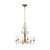 Visual Comfort Studio Shannon Six Light Chandelier in Antique Gild - CC1616ADB