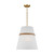 Visual Comfort Studio Cordtlandt Three Light Pendant in Rattan - AP1173RTN