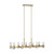 Visual Comfort Studio Geneva Ten Light Chandelier in Burnished Brass - CC13810BBS
