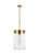 Visual Comfort Studio Garrett One Light Pendant in Burnished Brass - CP1011BBS