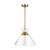 Visual Comfort Studio Atlantic One Light Pendant in Burnished Brass - CP1031BBS