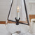 Visual Comfort Studio Keystone One Light Pendant in Aged Iron - CP1081AI