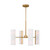 Visual Comfort Studio Capalino Eight Light Chandelier in Satin Brass - DJC1048SB