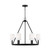 Visual Comfort Studio Egmont Six Light Chandelier in Midnight Black - DJC1086MBK