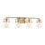 Visual Comfort Studio Crofton Four Light Bath in Satin Brass - DJV1034SB