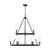 Visual Comfort Studio Egmont Nine Light Chandelier in Midnight Black - DJC1099MBK