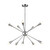 Visual Comfort Studio Jax Ten Light Chandelier in Polished Nickel - EC10310PN