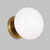 Visual Comfort Studio Lune One Light Wall Sconce in Burnished Brass - EV1011BBS Visual Comfort Studio Lune One Light Wall Sconce in Burnished Brass - EV1011BBS