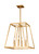 Visual Comfort Studio Conant Four Light Lantern in Gilded Satin Brass - F3150/4GSB