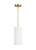 Visual Comfort Studio Dottie One Light Pendant in Burnished Brass - KSP1011BBS
