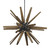 Visual Comfort Studio Thorne Eight Light Chandelier in Dark Weathered Zinc / Weathered Oak - F3258/8DWZ/WOW