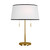 Visual Comfort Studio Ellison Two Light Desk Lamp in Burnished Brass - KST1132BBS1