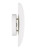 Visual Comfort Studio Dottie LED Wall Sconce in Matte White - KSW1011MWT