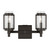 Visual Comfort Studio Flynn Two Light Bath Vanity in Aged Iron - LV1012AI