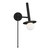Visual Comfort Studio Nodes One Light Wall Sconce in Midnight Black - KW1021MBK Visual Comfort Studio Nodes One Light Wall Sconce in Midnight Black - KW1021MBK