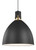 Visual Comfort Studio Brynne LED Pendant in Matte Black - P1443MB-L1