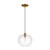 Visual Comfort Studio Mela One Light Pendant in Burnished Brass - TP1201BBS