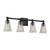 Visual Comfort Studio Monterro Three Light Vanity in Aged Iron - VS24704AI