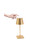 Zafferano Poldina Pro LED Table Lamp in Gold leaf - LD0320BFO