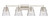 Z-Lite Analia Four Light Vanity in Brushed Nickel - 1101-4V-BN
