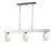 Z-Lite Cobalt Three Light Billiard in Brushed Nickel - 152BN-131WHITE