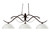 Z-Lite Phoenix Three Light Billiard in Bronze - 126BRZ-DMO14