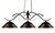 Z-Lite Phoenix Three Light Billiard in Bronze - 126BRZ-SBRZ