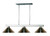Z-Lite Players Three Light Billiard in Brushed Nickel - 152BN-MBN