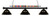 Z-Lite Shark Three Light Billiard in Matte Black - 170MB-ARS