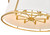 Z-Lite Lenyx Pendant Eight Light Chandelier in Rubbed Brass - 1935-32RB