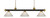 Z-Lite Riviera Three Light Billiard in Bronze + Satin Gold - 200-3BRZ+SG-PWH